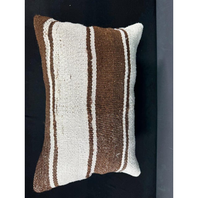 Turkish Hemp Pillow Cushion Natural Beige Brown Pillow Cushion Cover 16" x 24" #30173 Enhance your home decor with our...