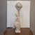 Early 20th Century Art Nouveau Girl Reading Table Lamp in Alabaster, Italy, 1920s For Sale - Image 6 of 18