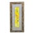 Vintage Yellow Scenery Embroidered Rectangular Framed Wall Art C For Sale