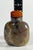 Dark Gray 19th C. Chinese Macaroni Shadow Agate Snuff Bottle Chalcedony Translucent For Sale - Image 8 of 9