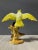 1940s 1940s California Pottery Ceramic Tropical Cockatoo on Hibiscus Branch Statue For Sale - Image 5 of 13