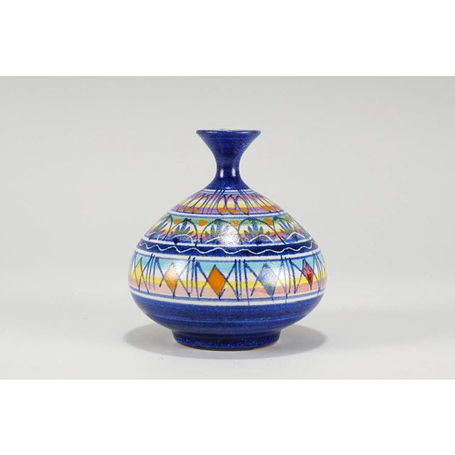 Ceramic Vase by Luigi Damore for Vietri, Italy, 1970s For Sale - Image 9 of 9