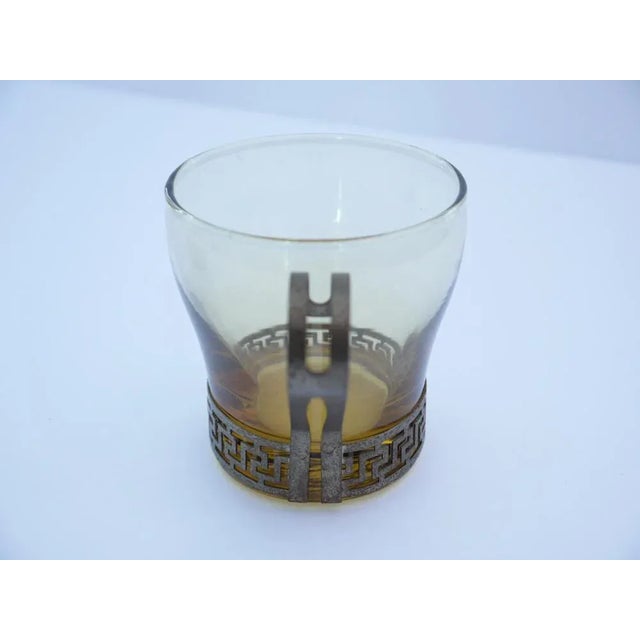 Art Deco Greek Key Coffee Cups - A Pair For Sale - Image 5 of 5