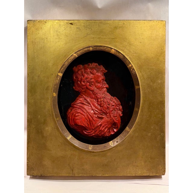18th Century Wax Relief Carved Portrait of Saint Paul, After Jean Warin II For Sale - Image 4 of 6