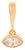 Earrly 20th Century Modern Diamond Charm Pendant in 14k Solid Gold For Sale