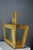 Wooden and glass magazine rack