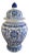 Chinoiserie Large Blue and White Porcelain Ginger Jar For Sale