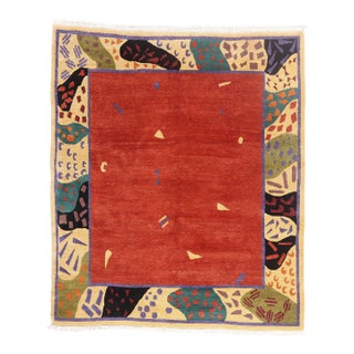 Vintage Tibetan Rug, 08'10 X 10'03 For Sale