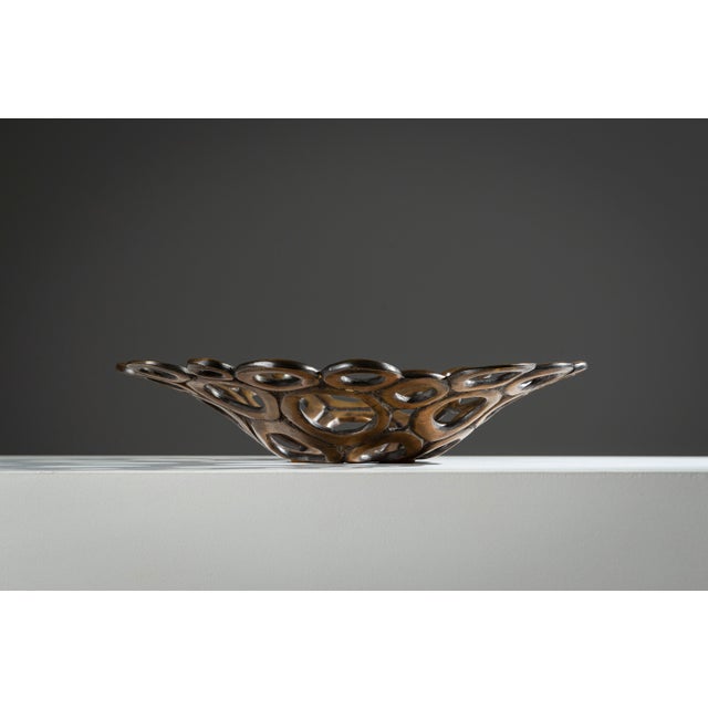 Mid-Century Modern Vintage Brass Fruit Bowl, 1960s For Sale - Image 3 of 11