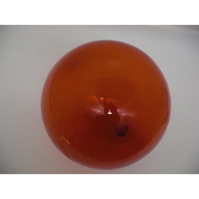 Mid 20th Century Large Vintage Glass Fishing Float For Sale - Image 5 of 5
