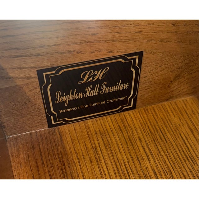 Brown Traditional Mahogany Lateral File Cabinet by Leighton Hall - Showroom Sample For Sale - Image 8 of 15