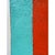Orange Fashion Inspired 'Blue and Orange' #1 Highly Textured Abstract Oil Painting For Sale - Image 8 of 10