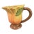 Late 20th Century Maxcera Terra-Cotta Hand Painted Sunflower Pitcher For Sale
