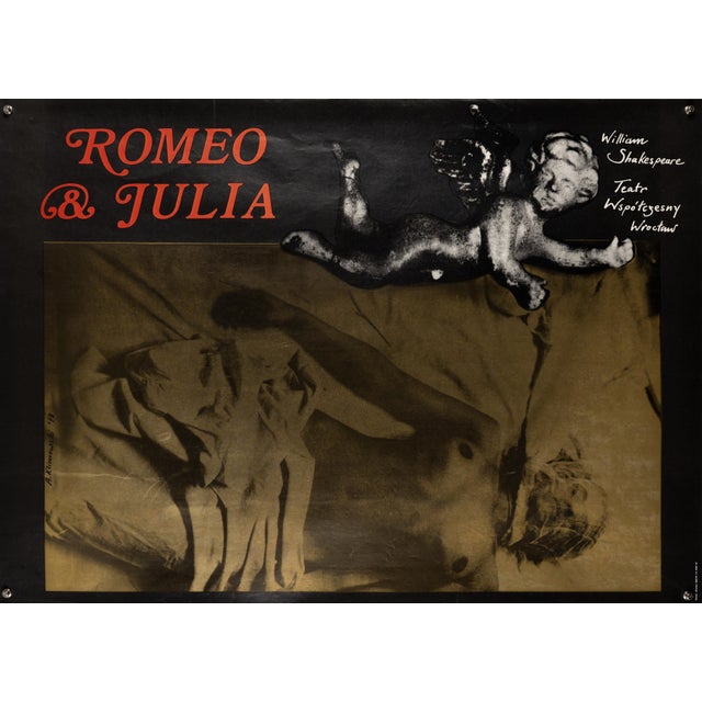 Romeo & Julia Theater Poster from A. Klimowski, 1979 For Sale - Image 9 of 9