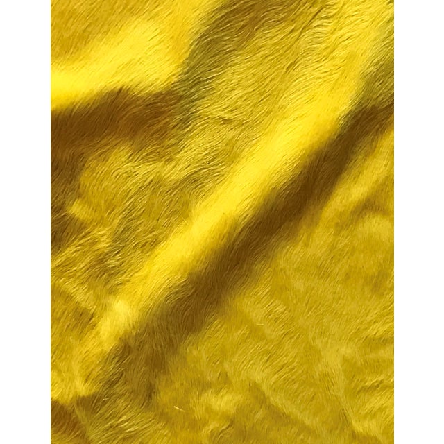 Yellow Cowhide Rug (Large) Chairish