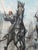 Vintage Currier & Ives “A Race for Blood!” Equestrian Harness-Racing Artwork After Louis Maurer, Framed For Sale - Image 9 of 14