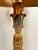 Metal Hollywood Regency Gilt Tassel Table Lamp For Sale - Image 7 of 10