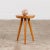 Mid-Century Modern Oak Tripod Milking Stool For Sale - Image 3 of 11