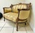 Fall in love with this stunning French Rococo-style sofa, fully refinished with luxurious gold leaf and plush padding. The...
