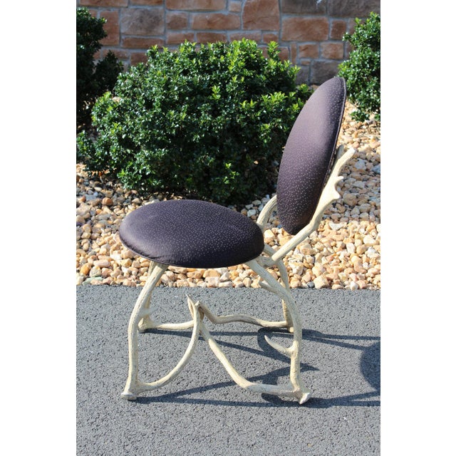 Arthur Court Attributed to Arthur Court Antler Side Chair 1970s For Sale - Image 4 of 18