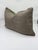 Traditional Green Velvet and Taupe Tweed Lumbar Decorative Throw Pillow Cover For Sale - Image 3 of 7