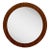 Danish Teak Round Wall Mirror Mid-Century Modern 1960s For Sale