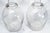 White Nice Pair of 19th Century Antique Handblown Large Clear Glass Decanters Barware For Sale - Image 8 of 16