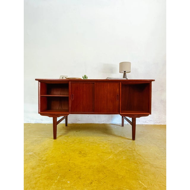 Wood Vintage Danish Desk, 1960s For Sale - Image 7 of 11