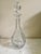 1990s Exquisite Cut Crystal Decanter With Frosted Leaf Design For Sale - Image 5 of 5