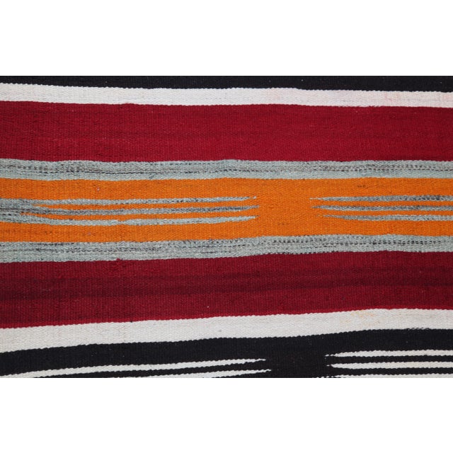 Vintage Flatweave Turkish Kilim Runner Hallway For Sale In Tampa - Image 6 of 12