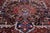 Burgundy Vintage Heriz Rug 11'2'' X 15'2'' For Sale - Image 8 of 10
