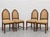 1930s Set of Four - Amsterdam School Art Deco Oak Dining Chairs, Netherlands, C. 1930s For Sale - Image 5 of 17