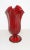 Mid 20th Century Red Art Glass Deco Vase For Sale - Image 4 of 9