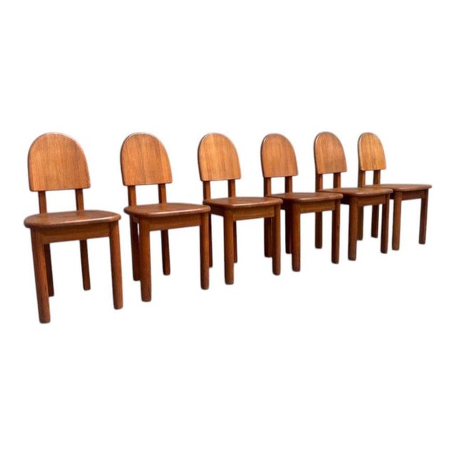 Vintage Oak Dining Chairs from Wasa, 1990s, Set of 6 For Sale - Image 16 of 16