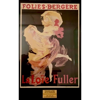 1980s Toulouse-Lautrec LACMA Poster, Framed For Sale