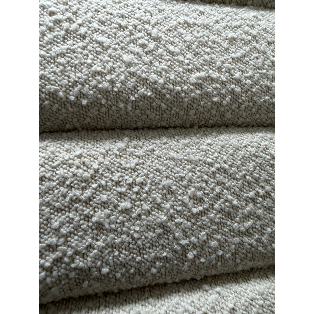 HD Buttercup Coco Republic Cream Boucle Bench - Fully Upholstered 60"w For Sale - Image 4 of 8