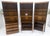 Set of 3 Burl Wood Lighted Cabinets Wall Units Mid Century Modern MINT For Sale - Image 12 of 17