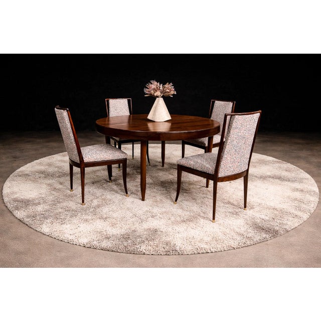 Wood Set of Four Brazilian Modern Dining Chairs in Rosewood by Giuseppe Scapinelli, 1950s - Lot 352 For Sale - Image 7 of 12