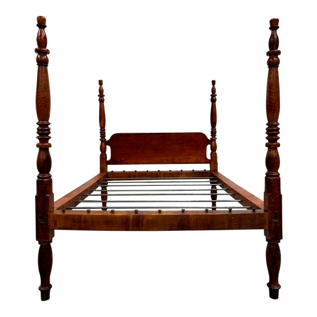 Antique Rope Poster Three Quarter ¾ Bed For Sale