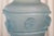 Vintage Frosted Aqua Glass Vase For Sale - Image 18 of 18