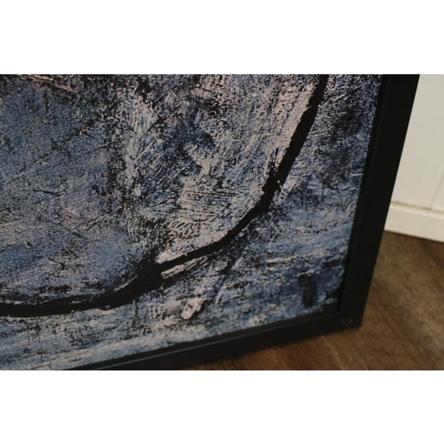 Picasso "The Blue Nude" Textured Vintage Giclée in Floater Frame For Sale - Image 9 of 14