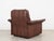 Swiss Brown Leather Armchair from de Sede, 1970s For Sale - Image 11 of 18