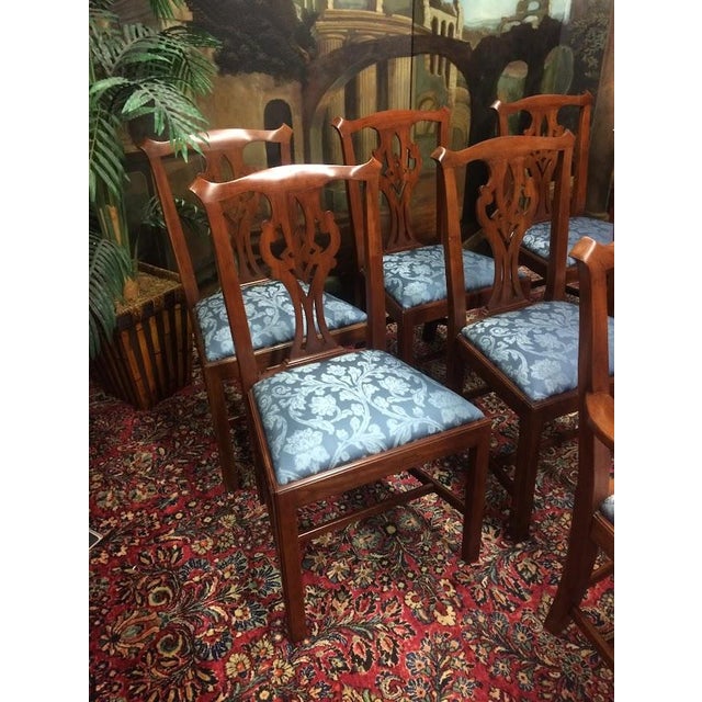 1990s Vintage Dining Chairs, Henkel Harris Furniture, Set of Ten For Sale - Image 5 of 14