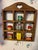 Vintage Handmade Pine Wall Hanging Spice Rack For Sale - Image 4 of 8