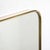 1960s Mid-Century Modernist Rectangular Brass Wrapped Mirror For Sale - Image 5 of 9