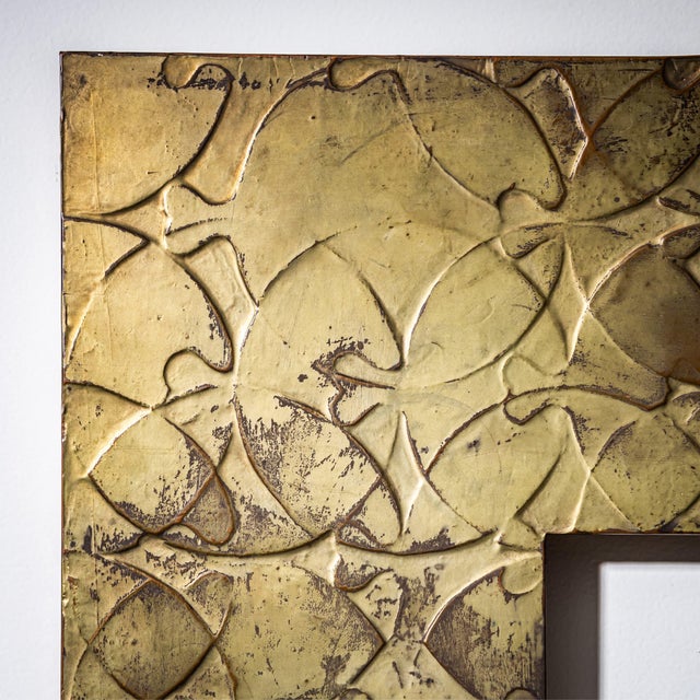 Early 20th Century Art Nouveau Square Metal Frame For Sale - Image 4 of 8