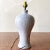 Postmodern Postmodern Gray Faux Marble Porcelain Table Lamp For Sale - Image 3 of 5