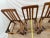 Antique Chairs Set of Four, Barley Twist Legs, Solid Oak, Brown Vinyl Seats For Sale - Image 11 of 13
