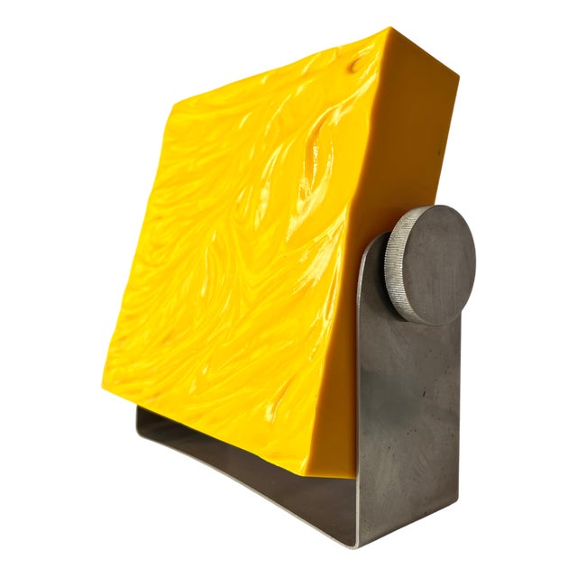 Yellow Table Lamp by Uwe Mersch For Sale