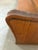 Brown Antique Solid Wood Church Pew – Curved End Panels & High Back – Architectural Bench For Sale - Image 8 of 12